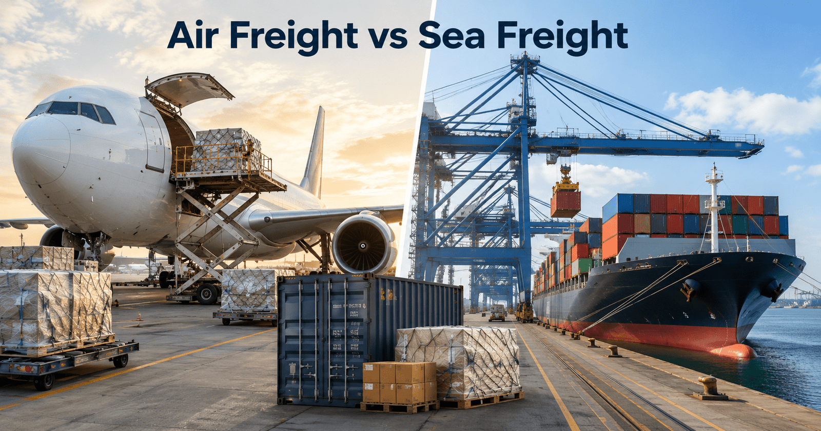 Air Freight vs Sea Freight