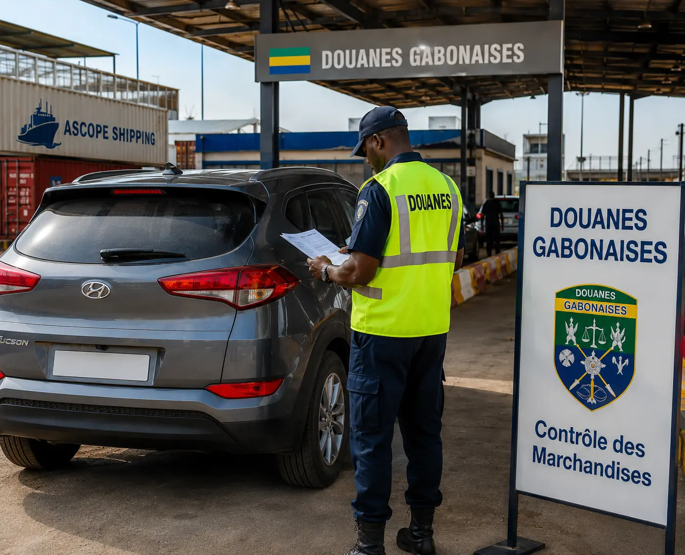 BIETC certificate requirement for car shipping to Gabon