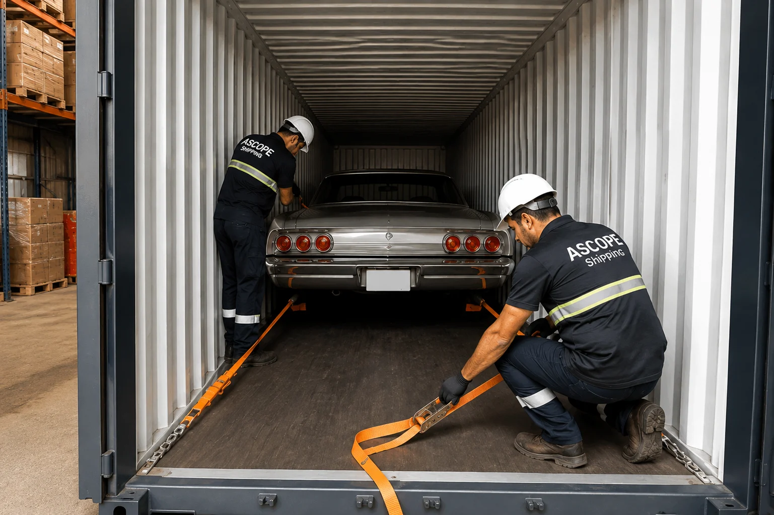 CONTAINER CAR SHIPPING TO USA