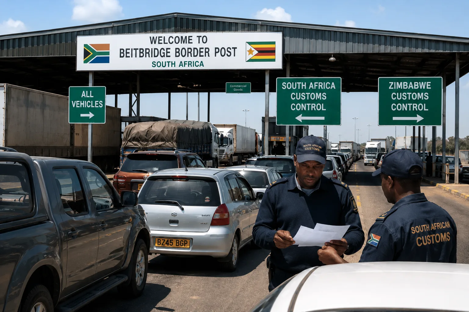 Car Shipping to Zimbabwe customs clearance