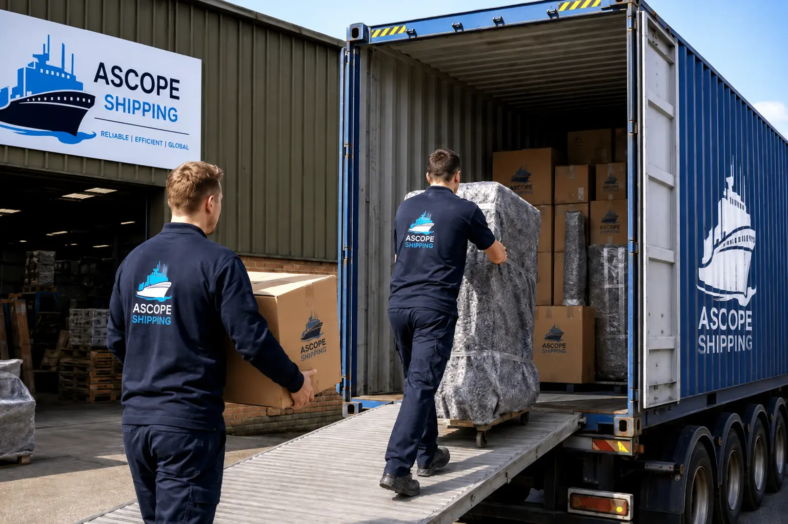 PERSONAL & HOUSEHOLD GOODS CONTAINER SHIPPING
