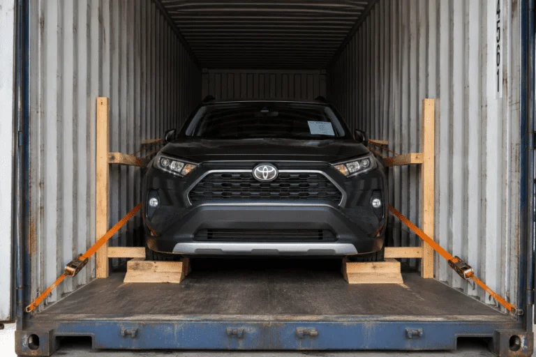 Vehicle shipping in a container to Equatorial Guinea from the UK